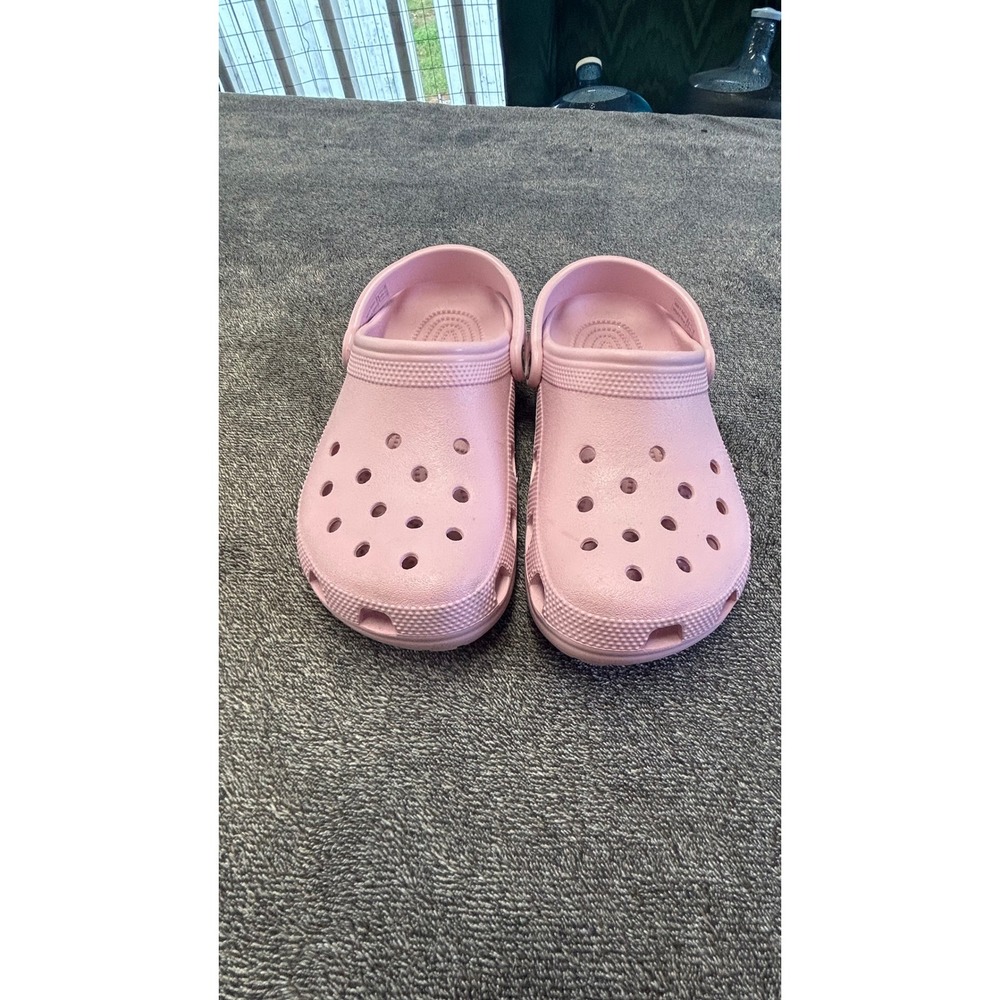 Crocs Classic Clogs Pink M6 W8 Unisex Slip On Comfort Shoes
